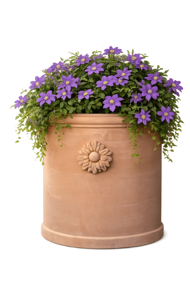 Pot mural en terre cuite d’Impruneta – artisanat toscan authentique